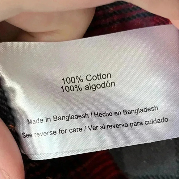 Woolrich button down flannel size L - Picture 5 of 5